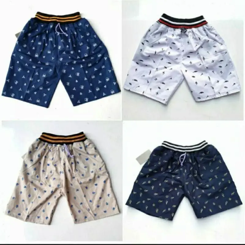 [ BEST SELLER ] celana pendek anak laki laki motif 50RB DAPAT 5 PCS Fashion Katun 1
