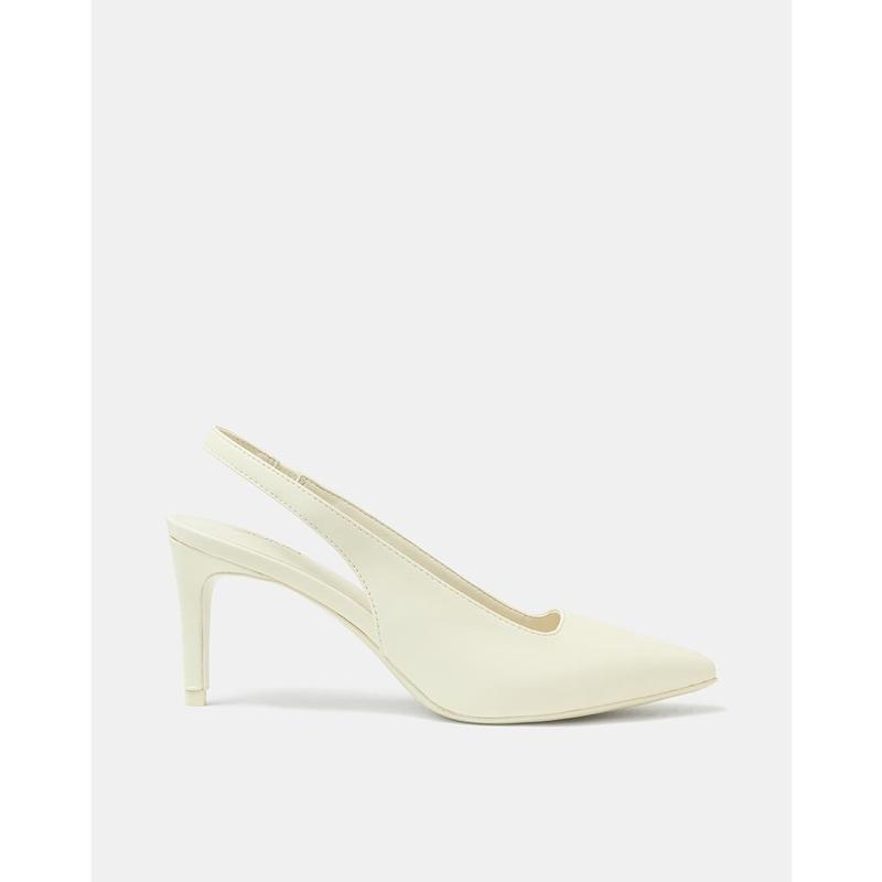 JUNO Giày Cao Gót Cao Gót Slingback Mũi Nhọn Gót Thanh - CG07154