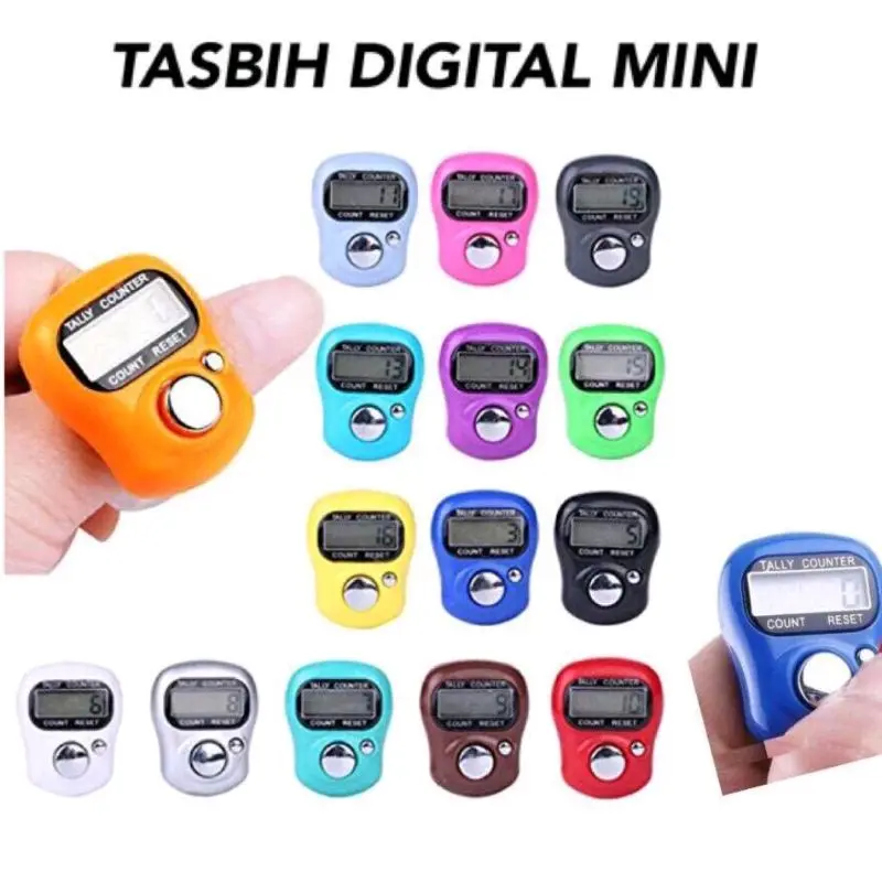 Tasbih Digital Mini / Finger Counter Mini Tally Counter Alat 4