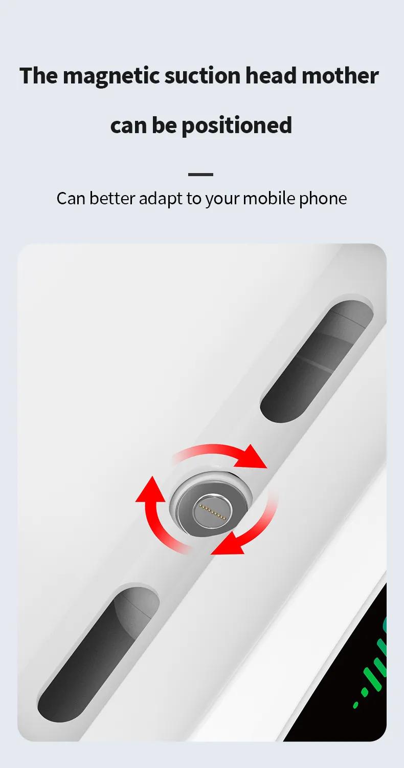 Product Introduction of New small fan chair desktop magnetic absorption wireless charging mobile phone stand amplification universal mobile phone wireless charger for Samsung iPhone 14 15W Xiaomi 13 50W Huawei Mate 50 50W 66W 5
