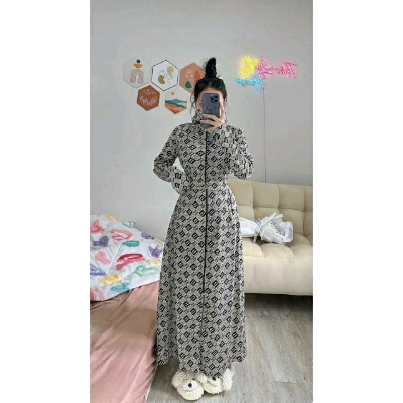  Áo nắng toàn thân dáng váy cho nữ 40_60kg nhiều họa tiết 