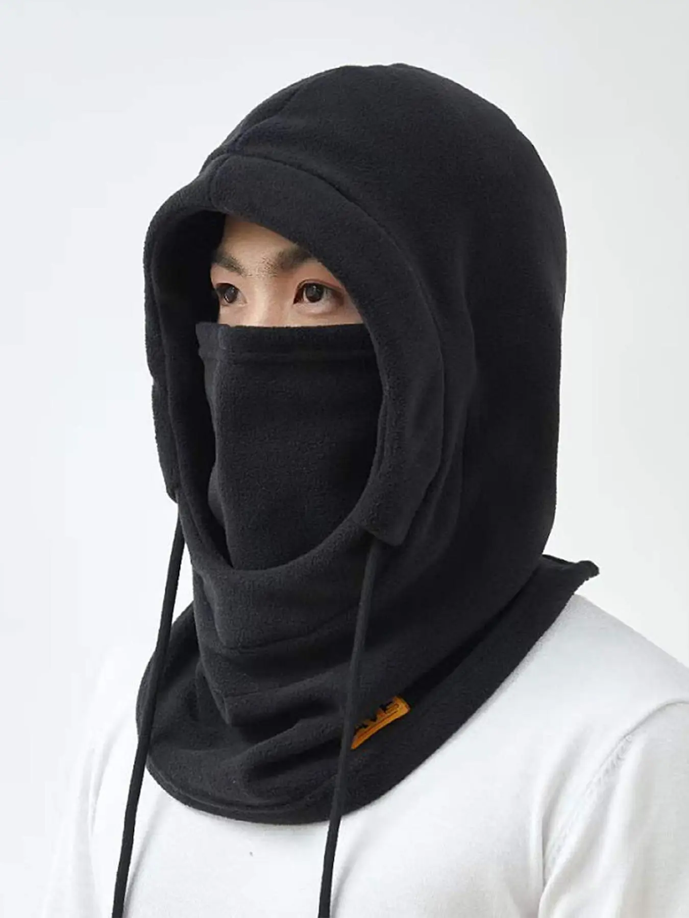 Unisex Street Trend Hooded Style Hat with Neck Gaiter, 2 in 1 Trendy Versatile Hooded Hat, All-match Accessories for Fall & Winter