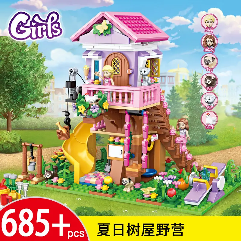 1027 My Little Pony Compatible with Lego Building Blocks Toy Treehouse ...