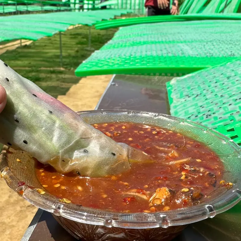 Combo 100 bánh Tráng + 2 chai mắm nêm 6