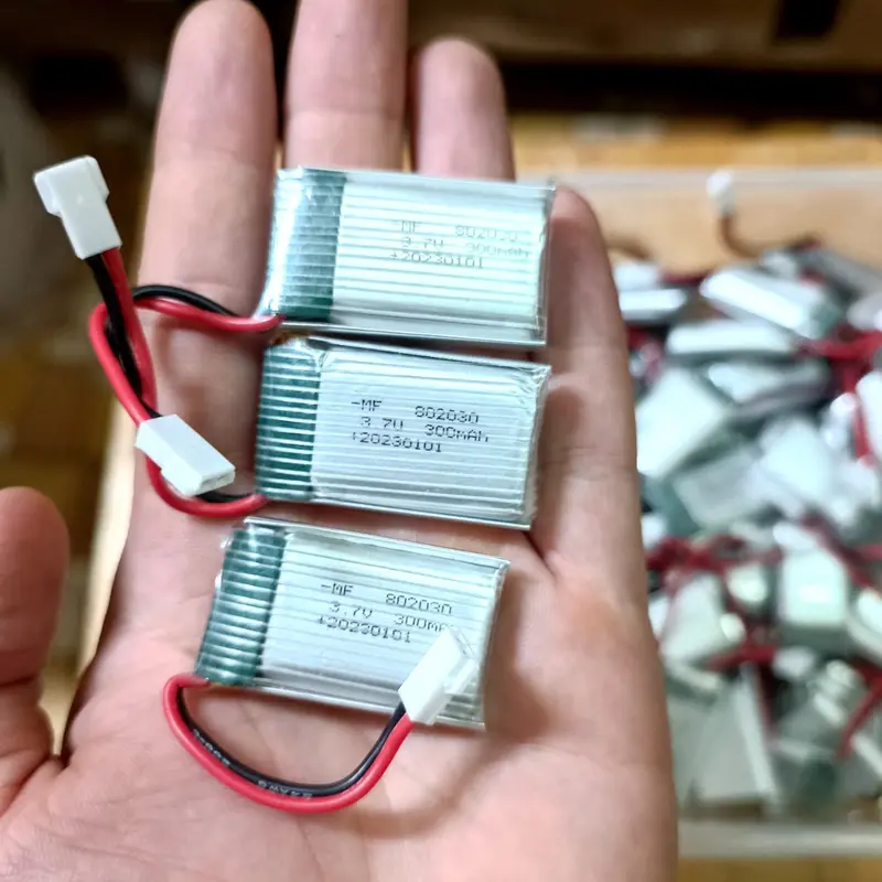 Pin Máy Bay LiPo 1S 3,7V/300 mAh - 350 mAh (ZY530,F22 ,Su35 Su 57 ..) Chính Hãng Drone Flycam 3