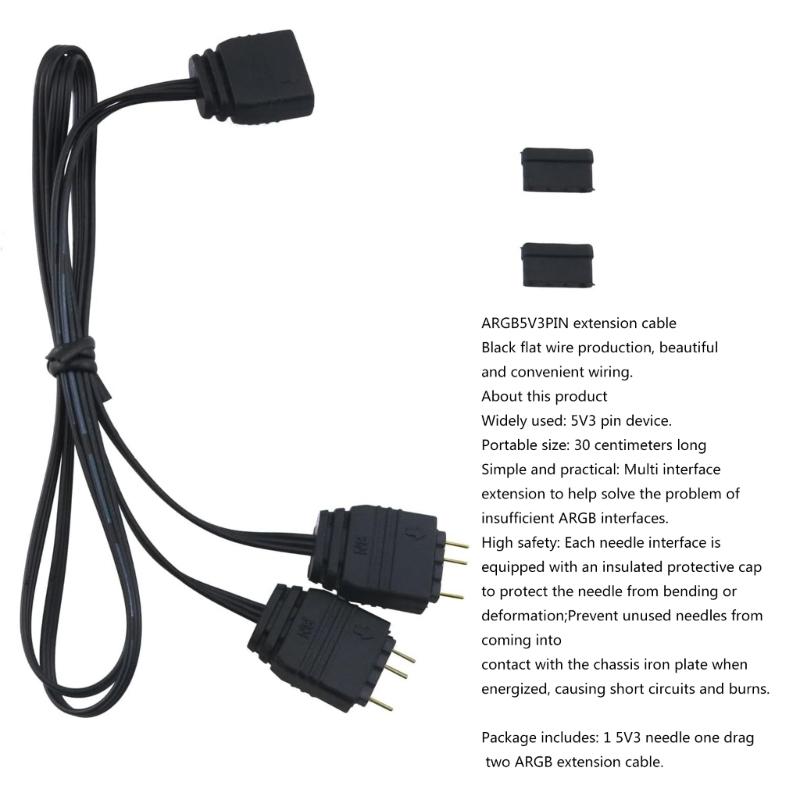 Vdg Connection 1PC 5V 3Pin VDG to 5V 3Pin ARGB SYNC Adapter Cable for Gigabyte ...
