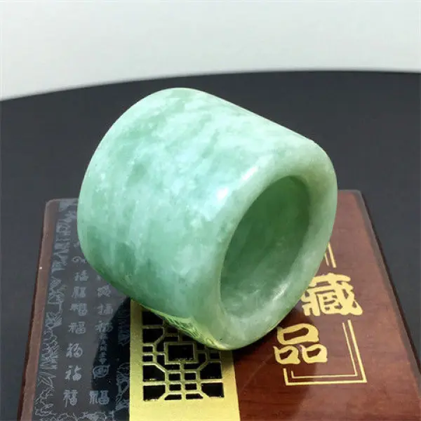 Nhẫn Ngón Tay Cái Ngọc Bích, Tự Nhiên, Nhẫn Ngón Tay Cái Guizhou Cui, Nhẫn Ngọc Bích, Trang Trí Nam, Bán Chạy Tại Cửa Hàng