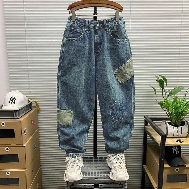 Quần Jean Nam Form Baggy Dáng Rộng, Quần Jean Ống Suông Năng Động Hot 2024 - Jean135