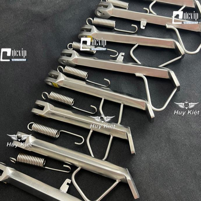 Chân Chống Nghiêng Inox 304 ĐẶC Tứ Giác Tặng Lò Xo Wave Dr Vario AB Exciter Win Sonic Raider Satria Sirius Future Vision SH SH Mode Lead Cub 125 MS6441