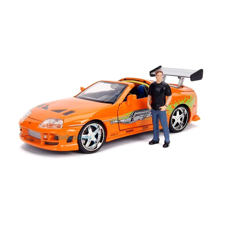 Diecast Jada Toys 1:24 Brians Toyota Supra Fast Furious Orange 0