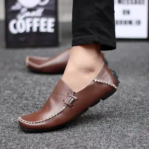 GRANDABLE CEVANY MOCLEA Sepatu Kulit Terbaru Formal Pantofel Kasual Kerja Kantor Kondangan Kulit Asli Garut Anti Slip Original Termurah Pria Keren Simple Cowok Cowo Shoes Selop