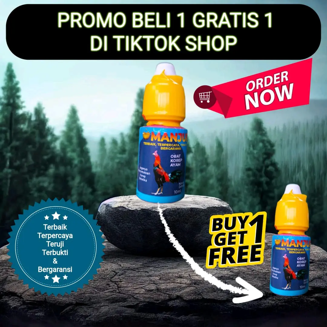 BELI 1 GRATIS 1 PROMO obat korep kurap ayam manjur