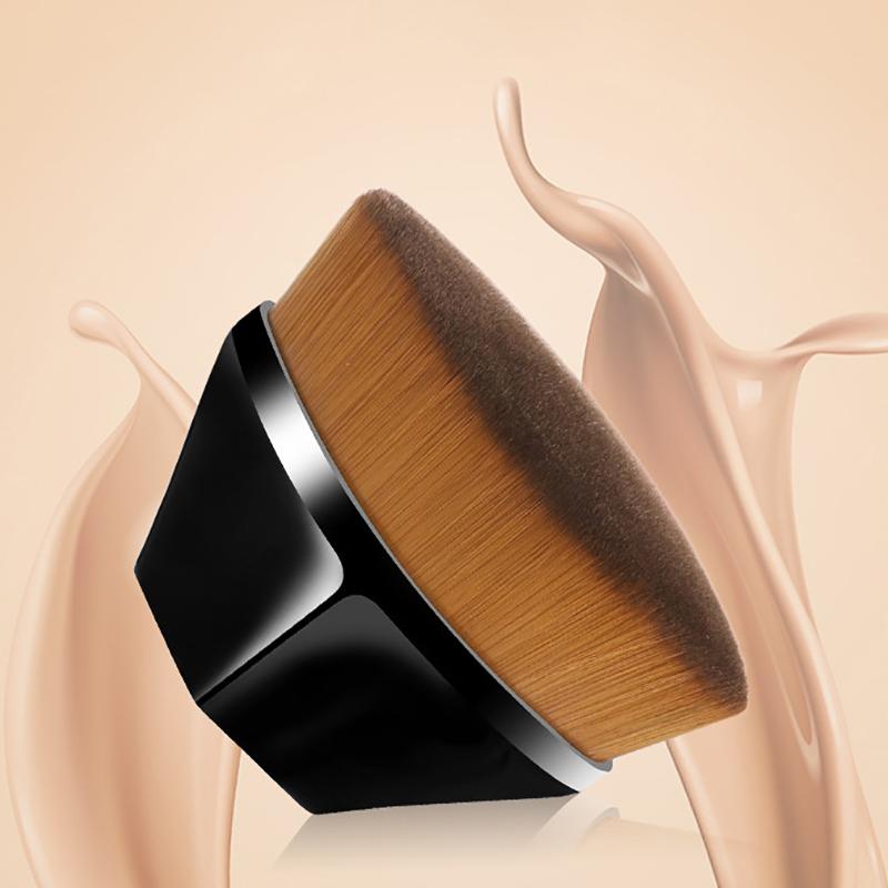 Product Introduction of 1 PCS Foundation Makeup Brushes Petal-Shaped Flat Top Kabuki Brush For  Liquid Cream Or   Cosmetics Tool 8