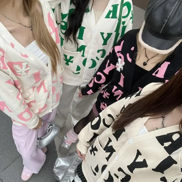Áo Khoác Print Cardigan 3 Màu Chính Hãng Top Nữ 1