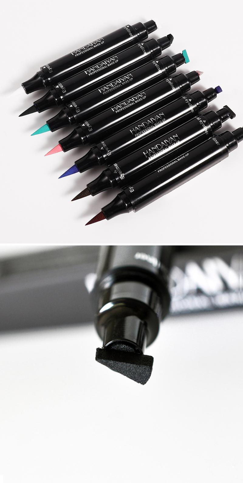 Product Introduction of Handaiyan Triangle Stamp Liquid Eyeliner | Waterproof, 24H Smudge-Proof & Quick-Dry | 2-in-1 Winged/Cat-Eye Stamp Design | Beginner-Friendly, Party/Stage Ready | TikTok Viral in Singapore #SGBeautyHack (Beauty Hack Alert!) 19