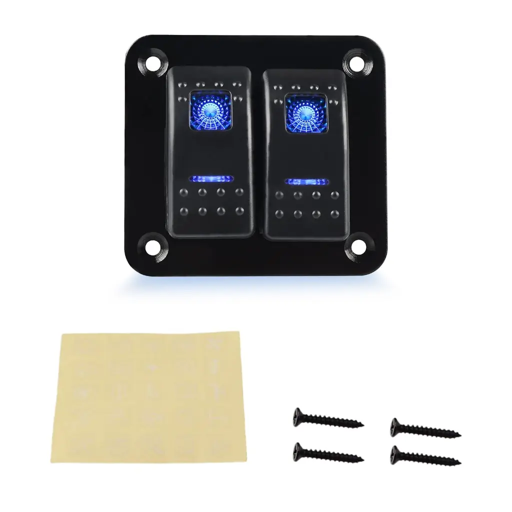 For Boats Marine Truck Car Switch Panel LED Light Toggle Rockers Control Breaker