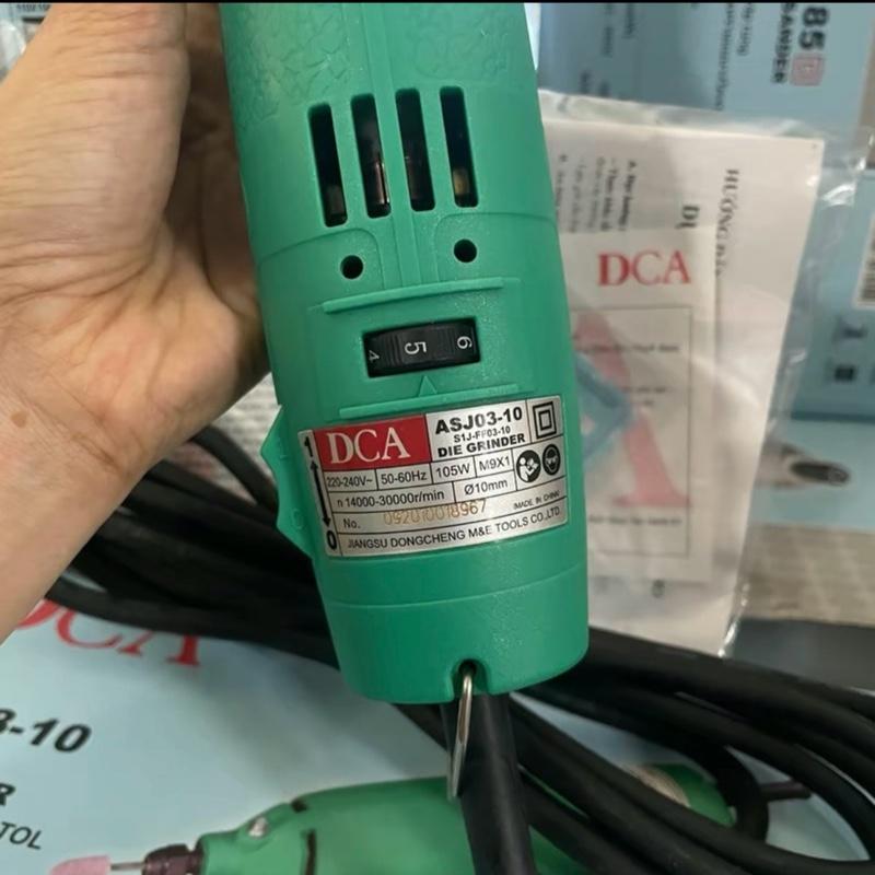 Máy mài khuôn 105W DCA AsJ03-10 có chiết áp điều tốc 4