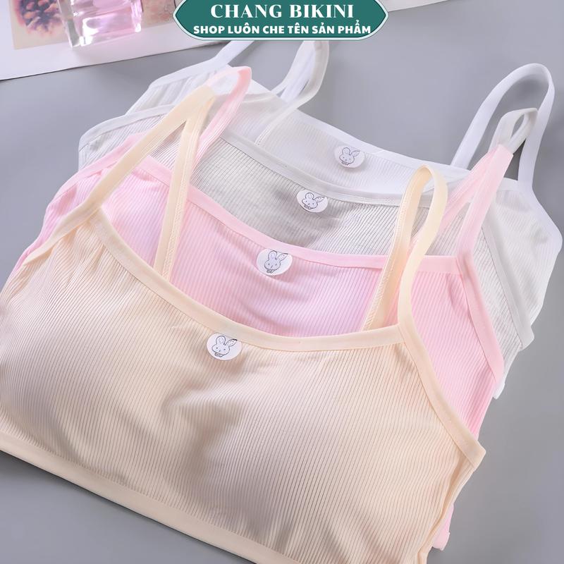 Sét 3 Áo Lá Bra Học Sinh Mút Mỏng 2 Dây Có Đệm Ngực (Loại Đẹp) Nữ