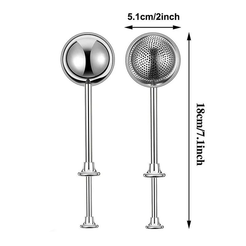 Stainless Steel Baking Ball, Creative Sugar Sifter, Durable and Easy To Clean Filter Ball, Cake and Bread Powder Sprinkler 2