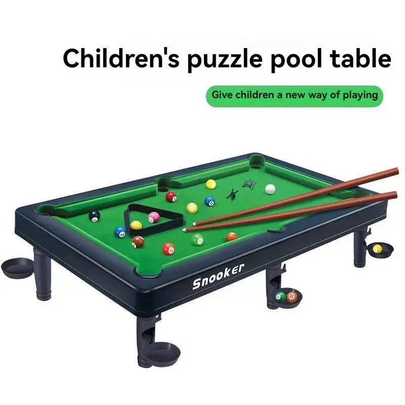 Billiards table set for kid Children Mini Billiard Pool Table Set Game Parent-child Educational Game basketballring with