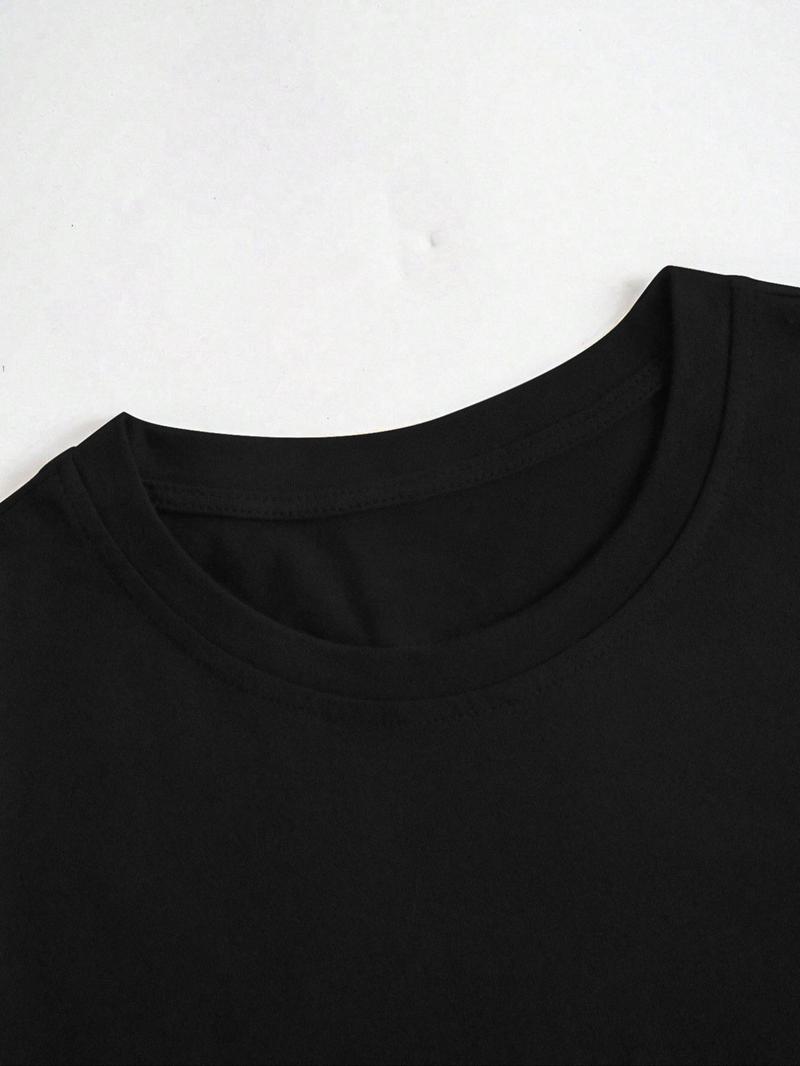 Product Introduction of Men's Regular Fit Cartoon Car Letter Print Round Neck Tee, Casual Short Sleeve Crew Neck T-shirt for Summer, Fashion Men's Top for Daily Wear 9