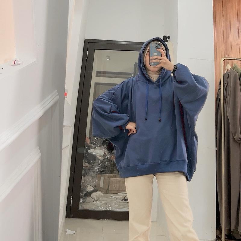 Bydinafshn Clara Hoodie Oversize XXXL Sweater Hoodie Wanita Bigsize 3