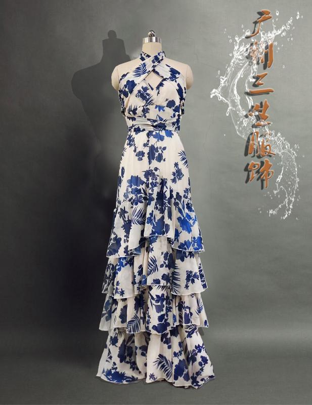Product Introduction of Váy In Hình, Váy Xòe Lớn, Phong Cách Kỳ Nghỉ Bohemian Châu Âu Và Mỹ Mới Mùa Hè Xuyên Biên Giới, Dây Đeo, Thích Hợp Cho Năm 2024, Phong Cách Lolita 9