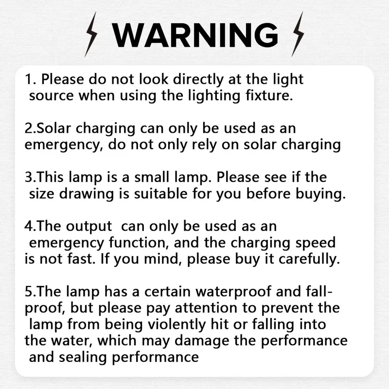 Multifunctional Outdoor LED Solar Flashlight, 1 Count Portable Rechargeable Flashlight For Camping, Hiking, Fishing, Emergency 2