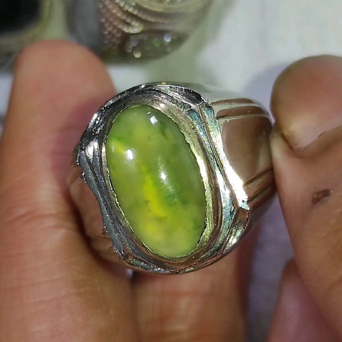 Natural Cincin Lumut Aceh Kualitas HQ