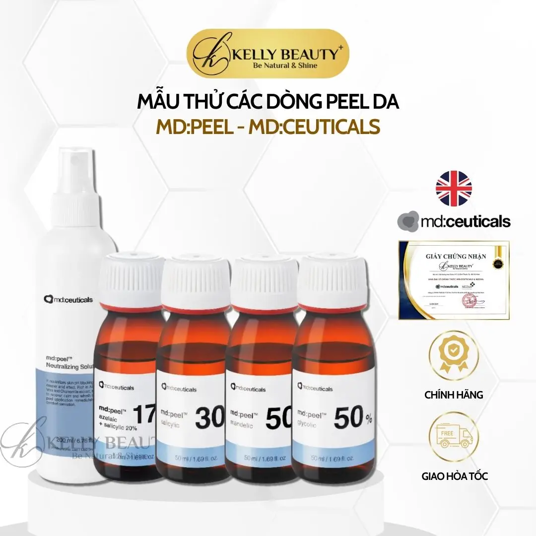 Các Dòng Peel Da Mụn Nám Lão Hóa MD:PEEL MD:Ceuticals | Kelly Beauty