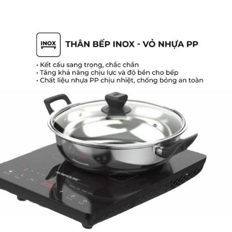 Product Introduction of Bếp Điện Từ Cảm Ứng Sunhouse Thế Hệ Mới SHD6011, Tặng Kèm nồi Inox, bếp điện đa năng, nồi lẩu,  Bếp Từ Công Suất 2000W,( Bảo Hành 12 Tháng) bếp  từ bếp  từ bếp  điện 30