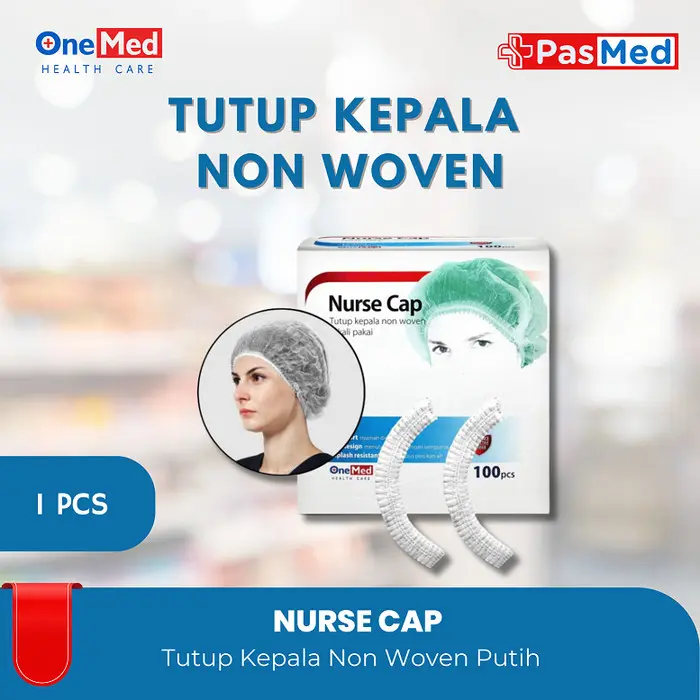 Nurse Cap / Head Cap Medis / Topi Operasi / Nurse Cap Medis / satuan