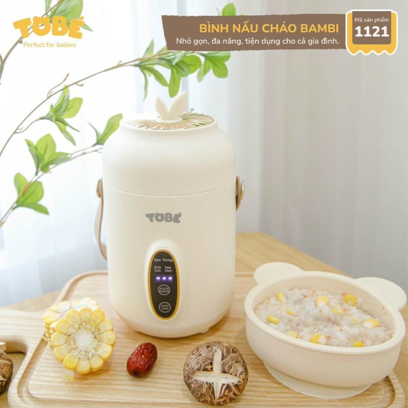  Bình nấu cháo Bambi hãng Tobé 0,8L bảo hành 1 năm 