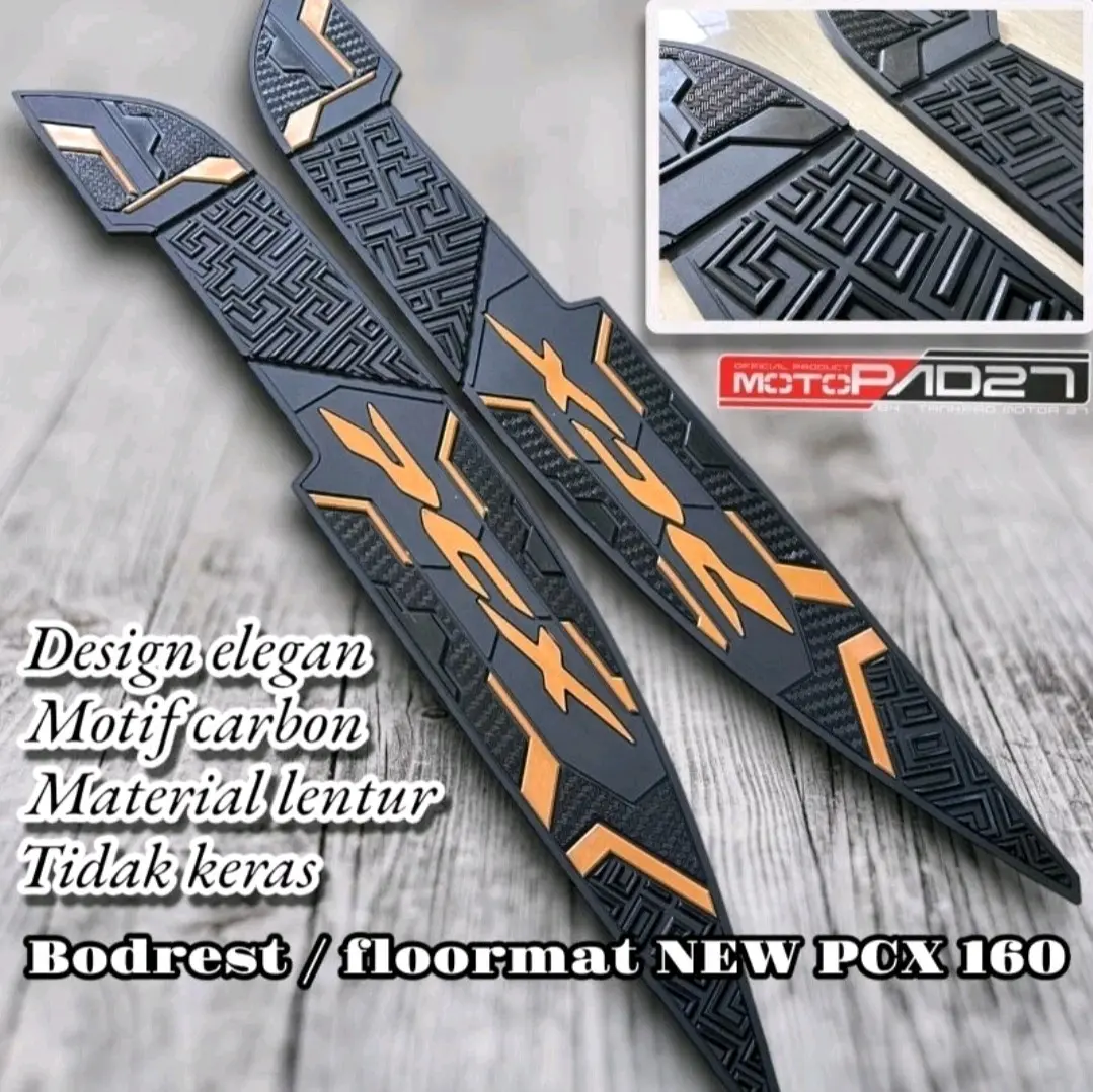 Karpet Honda Pcx 160 2021 2022 2023 Karpet Bordes Pijakan Alas kaki Bahan Rubber Premium