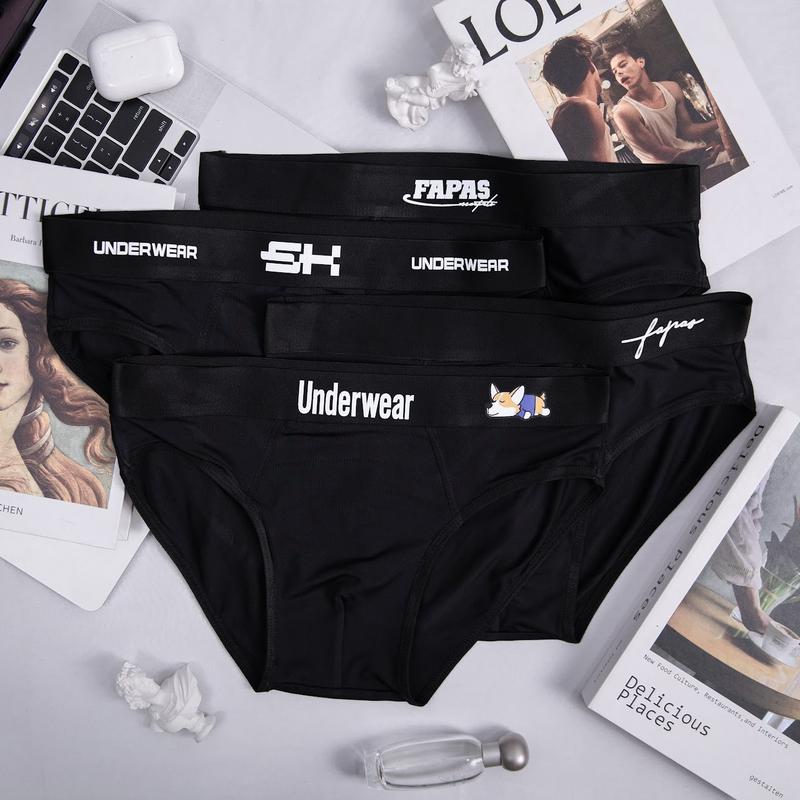  Quần Sịp Chéo Nam màu đen Quần Lót Nam co dãn 4 chiều chất thun lạnh cao cấp Topppp1  Che Tên đơn hàng khi giao  