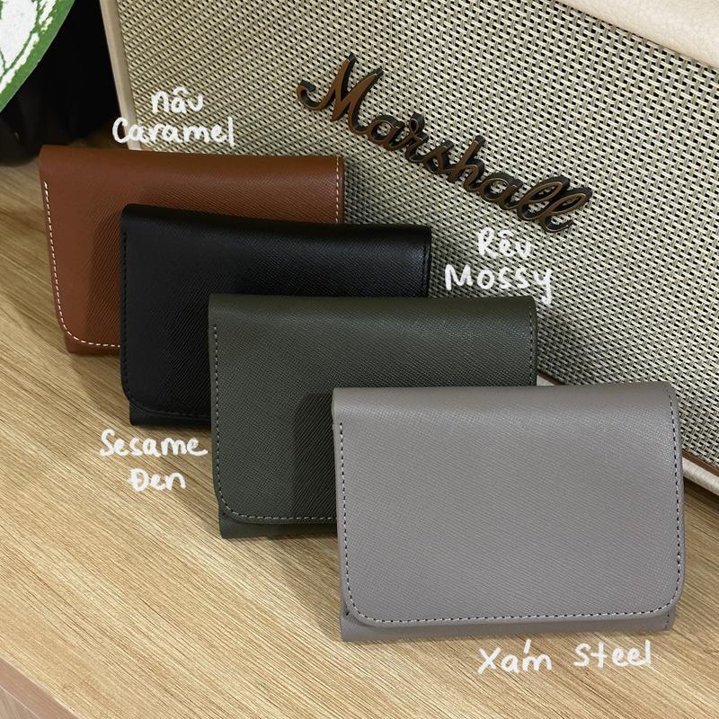 Hoshi Trifold Wallet - Ví Gập Ba Da Thật Thiết Kế Ouithebrand