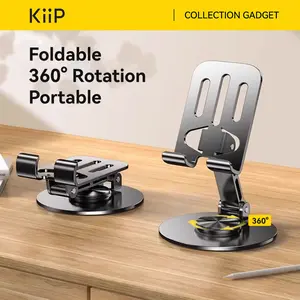 KiiP H04 Folding Phone Stand Holder Lipat Dudukan Handphone Universal 360° Rotate