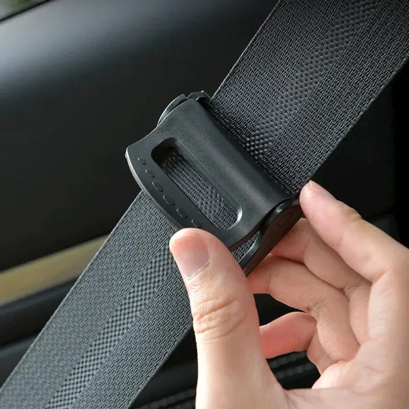 Kẹp Dây An Toàn, Hàng Mới Về, Để Gói Hàng, Khóa Dây An Toàn, Nút Chặn Dây An Toàn, Nút Chặn Điều Chỉnh Cố Định Phụ Kiện Xe Hơi, Nội Thất 7