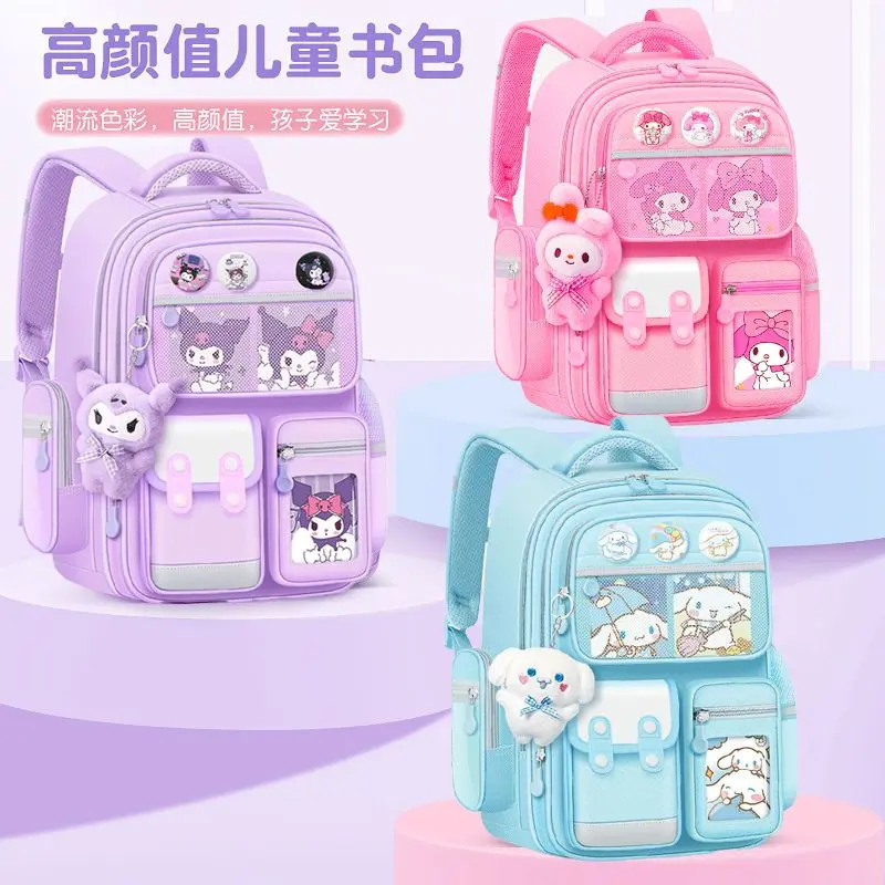Cặp Sách Nữ Tiểu Học Melody Clow M Cinnamoroll Babycinnamoroll, Ba Lô, Phong Cách Công Chúa, Dễ Thương, Bán Chạy 4