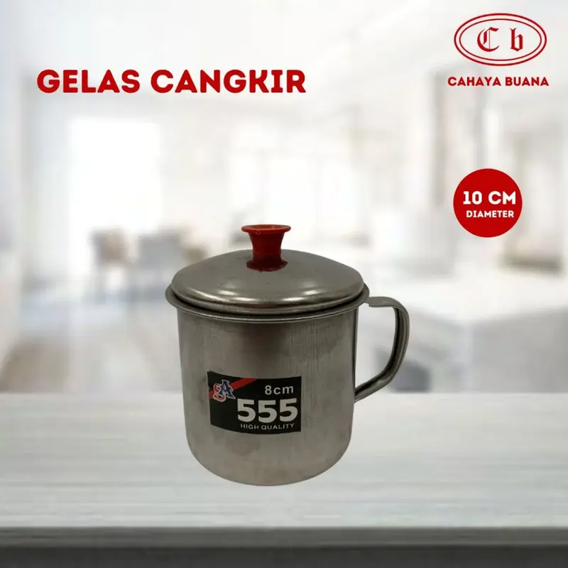 MUG CANGKIR STAINLEES STELL DENGAN TUTUP 3