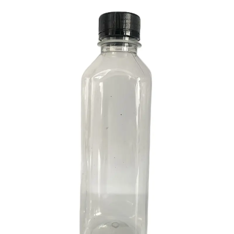 CHAI 330ML VUÔNG NẮP ĐEN.