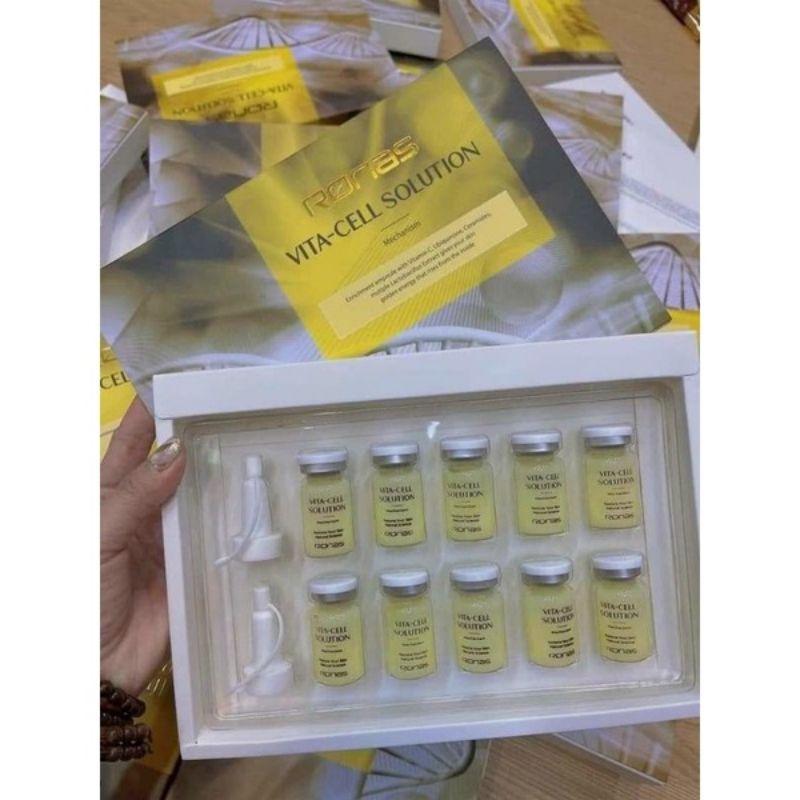(1 Hộp 10 Lọ) Ronas VÀNG Pinkmia Dưỡng Da, Cấp Ẩm Da - Skincare 3