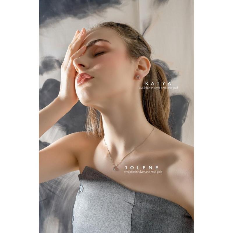 Dear Me - Jolene Necklace (925 Sterling Silver with 14K Gold Plating) Kalung Wanita 6