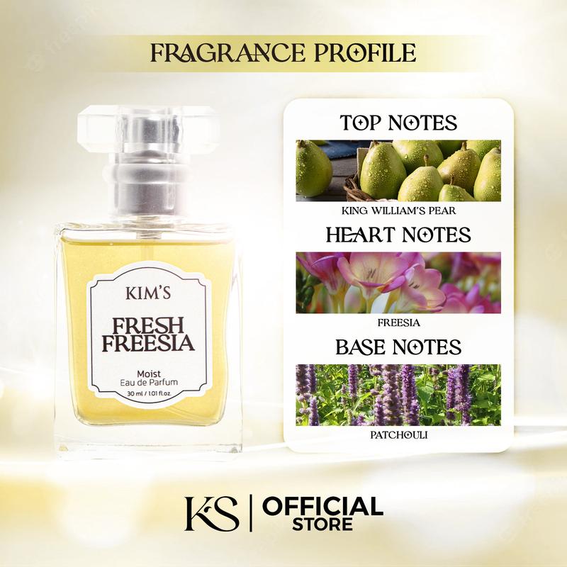 Bundle KIM'S Moist Eau de Parfum (EDP) Isi 5 - All Varian - Parfum + Pelembab Wangi Tahan Lama KIMS 30ml Vanila Perfume Wanita Melati Bunga 4