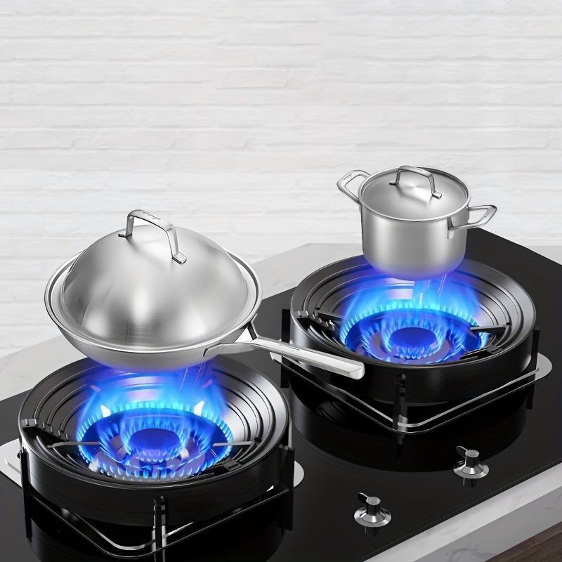 Gas Stove Energy Saving Windproof Cover, Home Kitchen Gas Cooktop Non-slip Support Stand, Stove Flame Concentrator Accessory 7