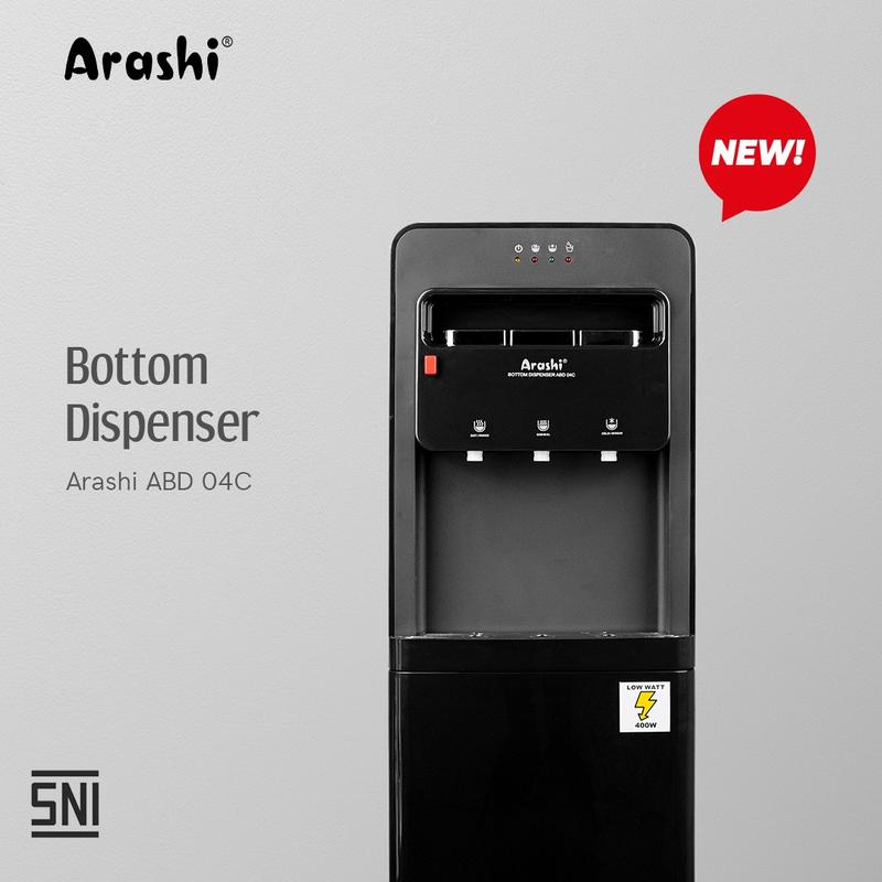 ARASHI ABD04C Dispenser Galon Bawah Air Black 0