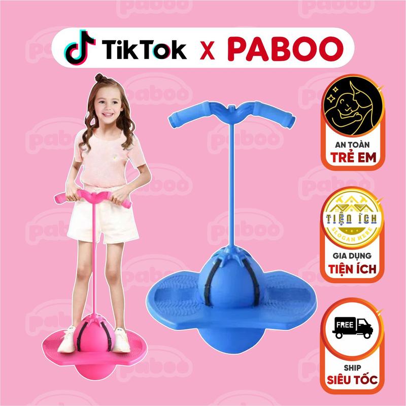 Bóng nhảy tăng chiều cao bóng nảy cao su đàn hồi tập luyện thể dục thể thao, bóng nhún đồ chơi vận động cho bé 0