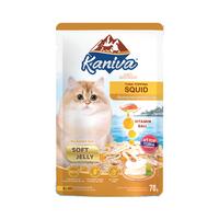 Gambar KANIVA Wet Food – Tuna Topping Squid – Makanan Basah Kemasan Pouch (70 gram) dari Purrsona Kota Tangerang 2 Tokopedia