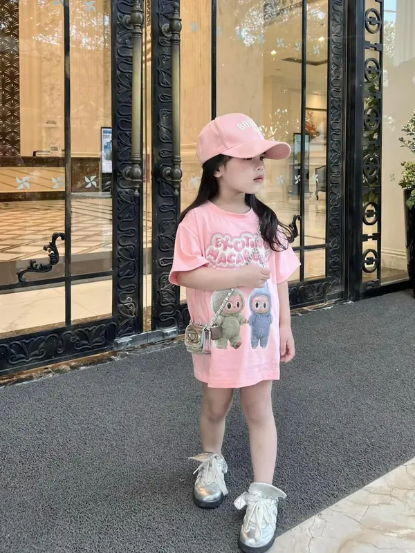 Áo phông cho bé labubu exciting, áo thun trẻ em fom xuông,unisex.TPKIDS.[M737] 3