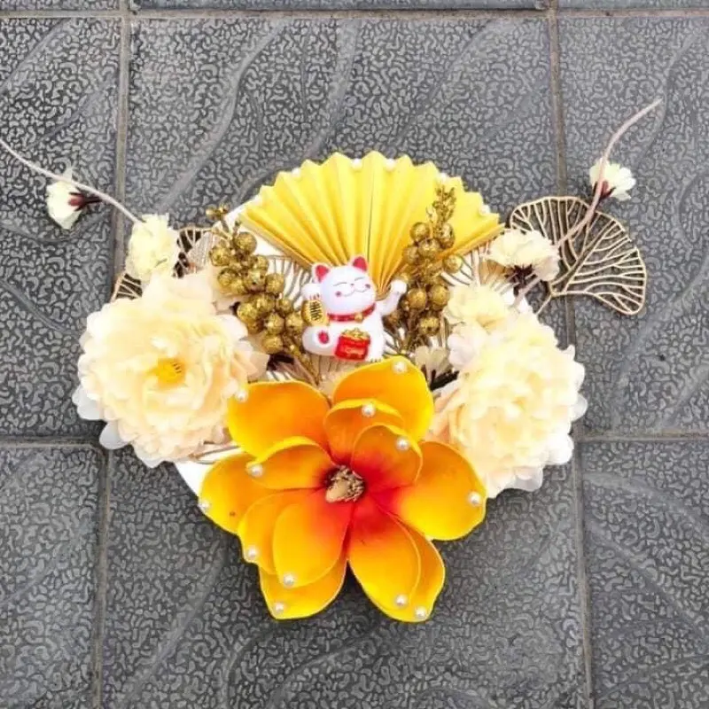 Set trang trí tháp oản ngày tết Đồ trang trí 1